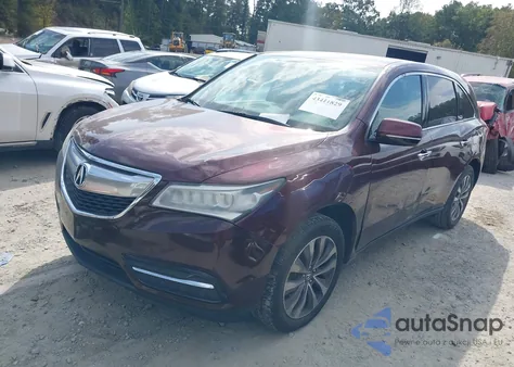 2014 Acura Mdx Technology Package from USA, damaged, VIN 5FRYD3H48EB015448